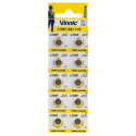 Vinnic AG3 | LR41 | SR41W | 392 | GP92A | 192 | 1,5 V leelispatareid (10tk)