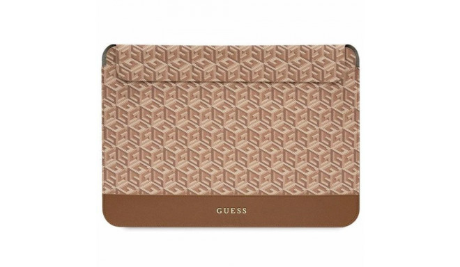 Guess GCube Stripes case for a 14" laptop - brown