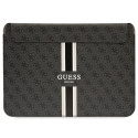 Guess 4G Printed Stripes cover for a 16" laptop - black