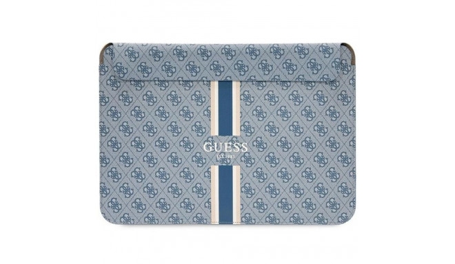 Guess 4G Printed Stripes cover for a 14" laptop - blue