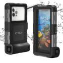 TECH-PROTECT IPX8 UNIVERSAL DIVING WATERPROOF CASE BLACK