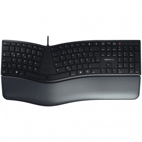 DE layout - CHERRY KC 4500 ERGO, keyboard (black)