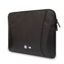 BMW Carbon&Perforated sleeve for a 14" laptop - black