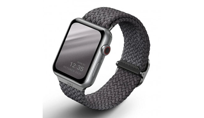 Uniq Aspen Braided Strap for Apple Watch 1/2/3/4/5/6/7/8/SE/SE2 40/38/41mm - Gray