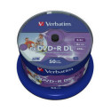 DVD+R Verbatim 8,5GB Double Layer 240min 8x, Cake 50 (50 tk tornis) Wide Printable