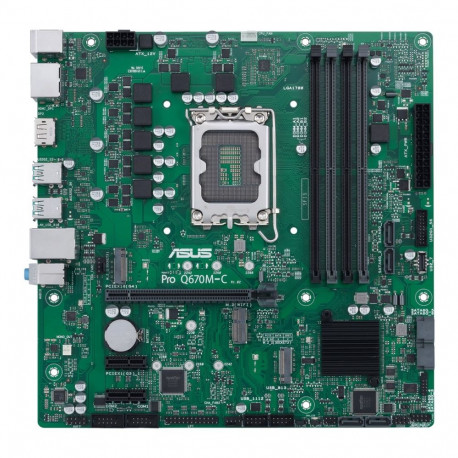 ASUS PRO Q670M-C-CSM Intel Q670 LGA 1700 micro ATX emaplaat