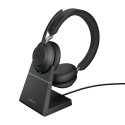 Jabra Evolve2 65 MS Stereo USB-A Headset schwarz BT m.Ladestation
