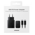 Samsung PD 45W Type-C Wall Charger (with cable) new Black