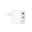 CHARGER USB 65W 2PORT/TA-UC-PDQC65L-W-01 GEMBIRD