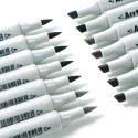 Double-sided Marker Pens ARRTX Oros (32 Colours, grey tone shade)