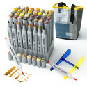 Double-sided Marker Pens ARRTX Oros (40 Colours, yellow tone shade)