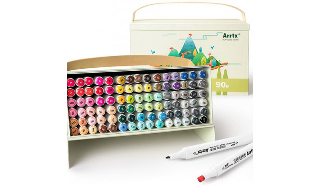 Double-sided Marker Pens ARRTX Alp (90 Colours)