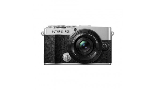 Olympus PEN E-P7 + ED 14-42mm EZ PANCAKE (Silver)