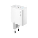 Forever TC-06-40CC GaN PD QC charger 2x USB-C 40W white