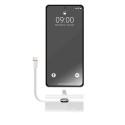 FORCELL Powerbank F-Energy Power Plug F5K3 5000 mAh for Lightning 8-PIN PD 20W white