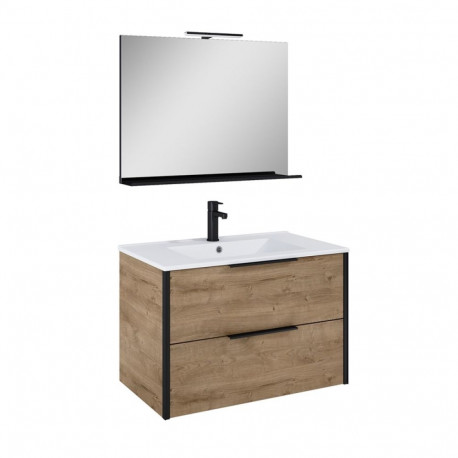 SET ARIA MASTERJERO 80 2S kaneel peegel LED