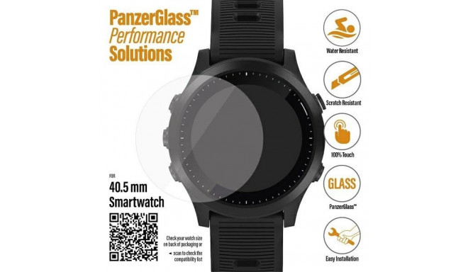 PanzerGlass SmartWatch Screen Protection for Garmin/Polar/Fossil Smartwatches 40.5mm