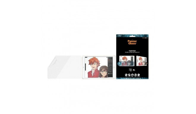 Antibacterial PanzerGlass GraphicPaper foil with a glare filter for iPad 10.2"