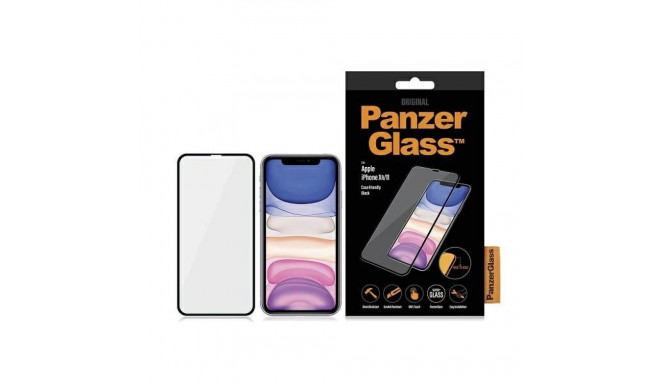 PanzerGlass E2E Super+ tempered glass for iPhone XR / 11 - with black frame