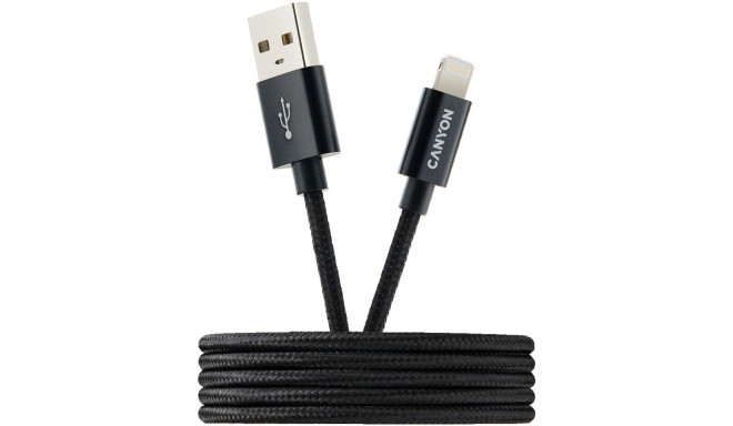 CANYON cable CFI-3 Lightning 5W 1m Black