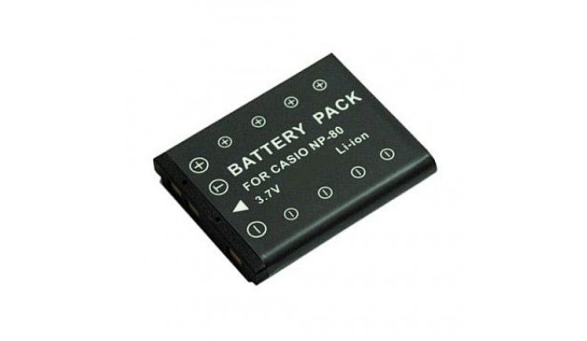 Casio, battery NP-80, NP-82