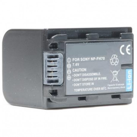 Replacement Battery Sony NP-FH70, 1500mAh