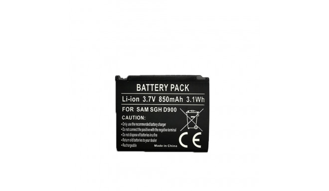 Replacement Battery SAMSUNG D900, D908, E780, E788