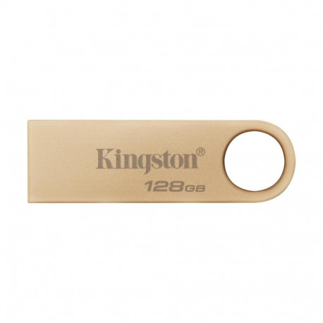 Kingston USB-mälupulk DataTraveler SE9 G3 3.2 Gen1 128GB metallist, kuldne