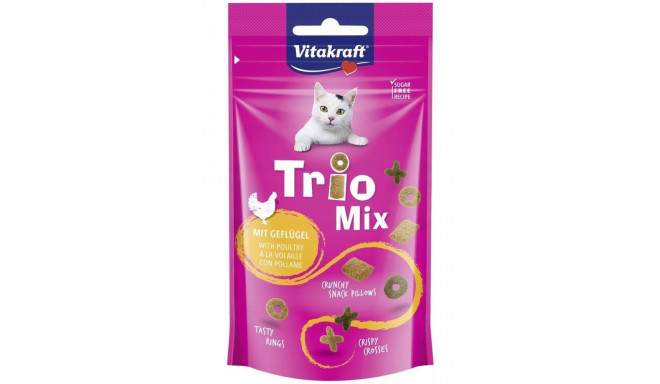VITAKRAFT Trio Mix Linnuliha - kassimaius - 60g