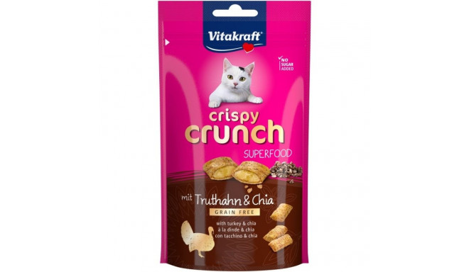 VITAKRAFT Krõbe Krõmps Kalkuniga chia seemnetega - kassimaius - 60g