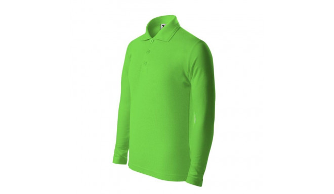 Malfini Pique Polo LS Jr polo shirt MLI-24192 green apple (134 cm/8 lat)