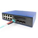 "Digitus 8+4P 10G Uplink Industrial Gigabit Ethernet PoE Switch L3 managed"