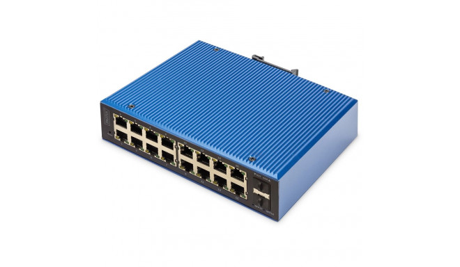 "Digitus 16+2P Industrial Gigabit Ethernet Switch L2 managed"