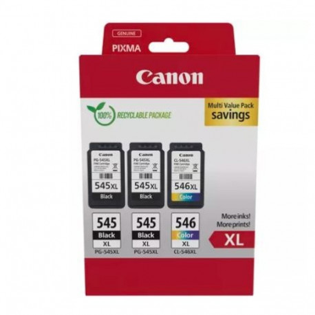 Product: Canon PG-545XL/CL-546XL High Yield Ink Cartridge Multipack
Content