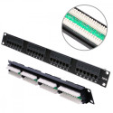 Patchpanel CAT5E UTP 24 ports