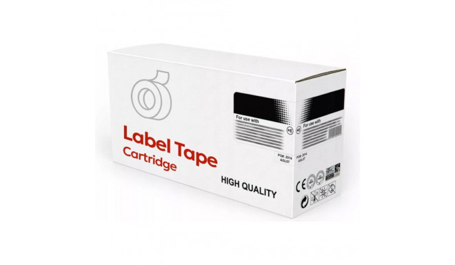 Compatible Brother DK-22606 (DK22606) Label Tape Black on Yellow