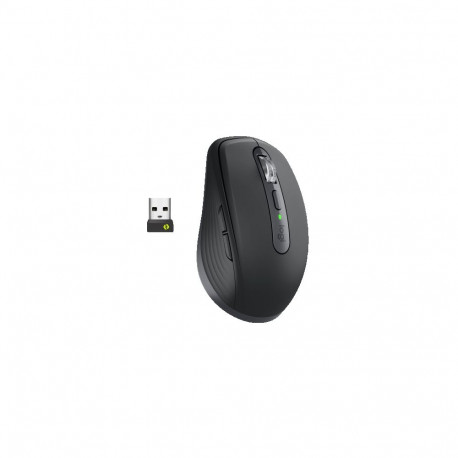 Logitech MX Anywhere 3S for Business Wireless Mouse, RF Wireless + Bluetooth, 8000 DPI, Graphite