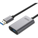 Unitek USB-A - USB-A USB Cable 10 m Black (Y-3005)