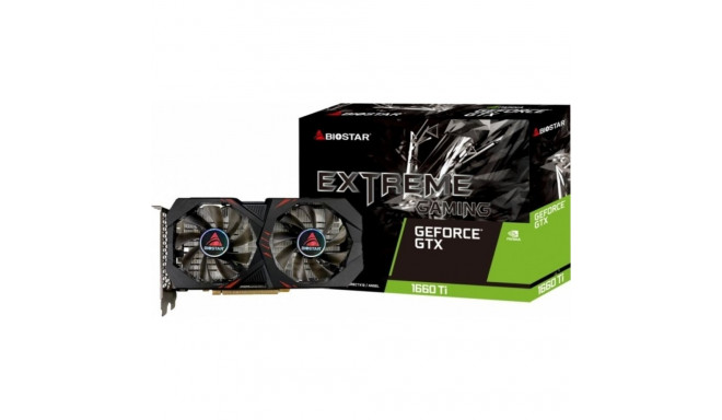 Biostar GeForce GTX 1660 Ti 6GB GDDR6 graphics card (VN1666TF69)