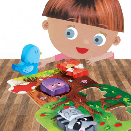 HEADU Montessori First puzzle the Forest