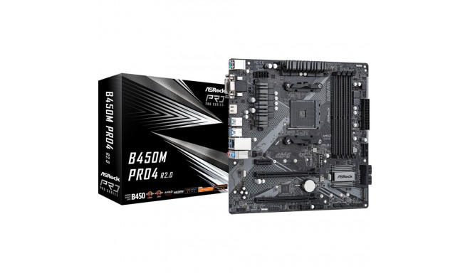 ASRock B450M PRO4 R2.0 motherboard