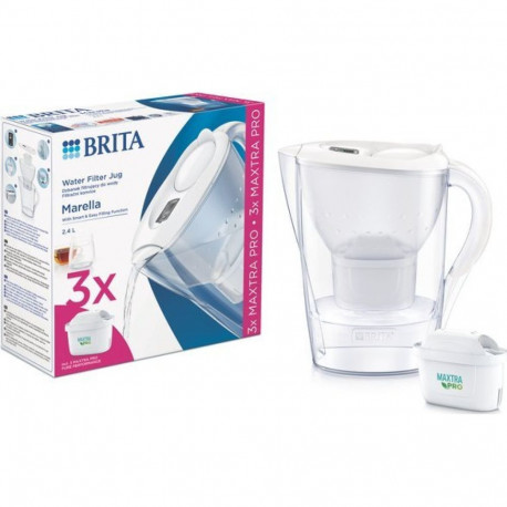 Brita Marella + 3 MAXTRA PRO Pure Performance white filters