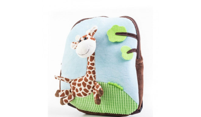 Children's backpack with plush giraffe Toy G21, 60026093