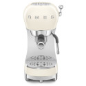 Coffee machine SMEG Espresso ECF02CREU, cream