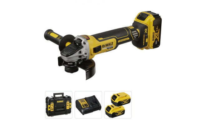 DEWALT.ANGLE GRINDER.18V DCG405P2 125mm BLACK SLIDE