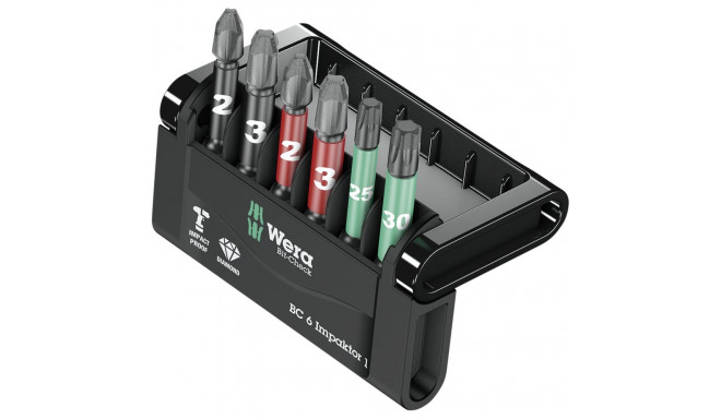 Impact driver set WERA Bit-Check 6 Impaktor 1