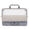 RIVACASE 7913 light gray Laptop sleeve 1