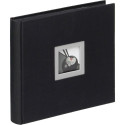 Album WALTHER FA-209-B B&W 26x25 50 pages black | photo corners/splits | bookbound | linen | photo i