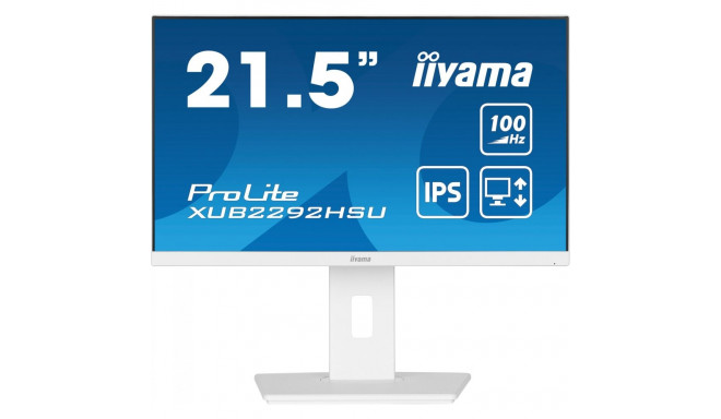 iiyama ProLite XUB2292HSU- W6 - 100Hz | Full HD | 21,5'' | IPS | 0,4 ms monitor