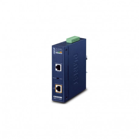 Industrial Single-Port Multi-Gigabit 802.3bt PoE++ Injector (95 Watts, -40~75 degrees C, 12~54V DC)
